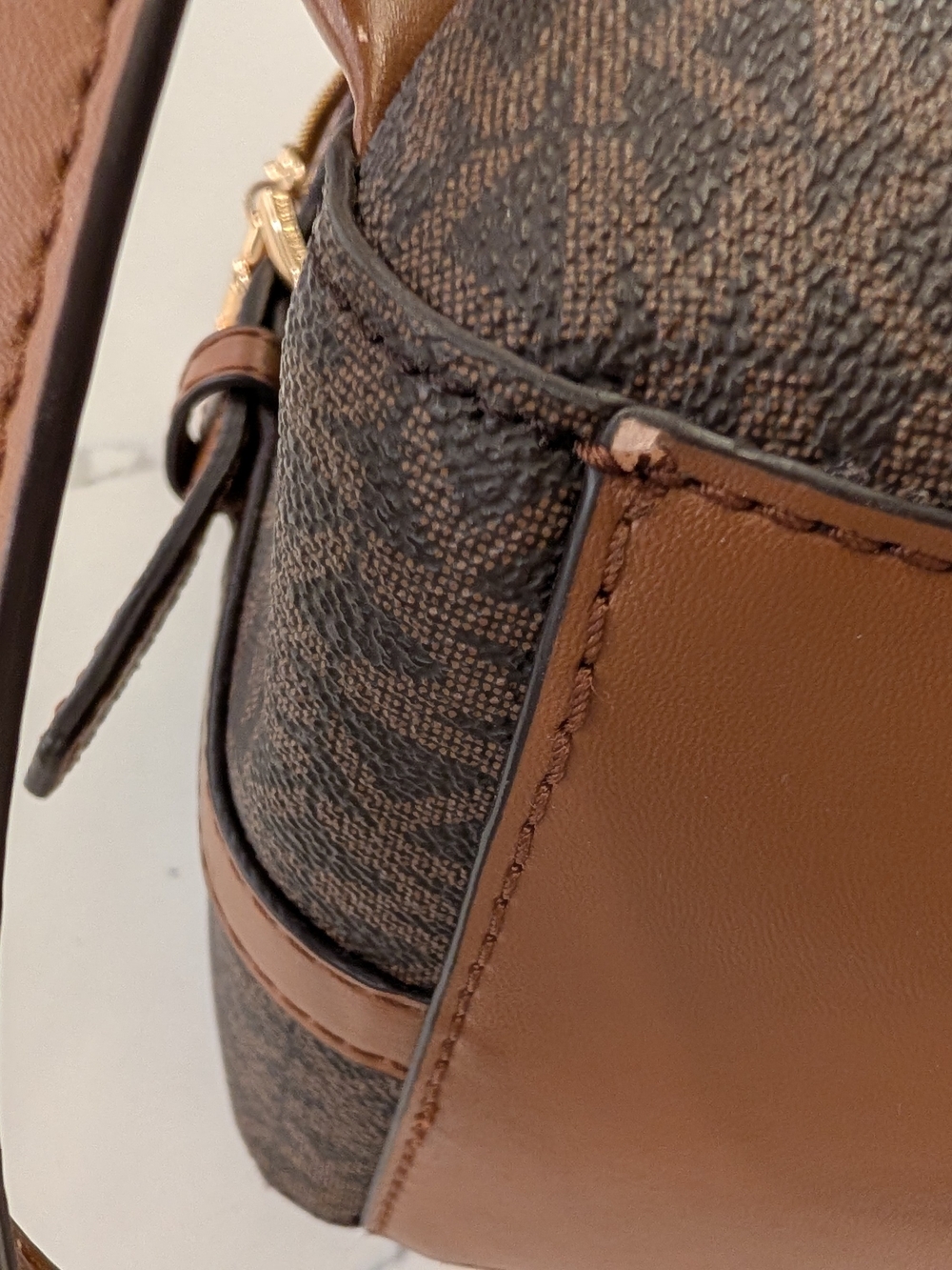 Michael Kors Jaycee Large Zip Pocket Backpack In Brown - Picture 6 of 12